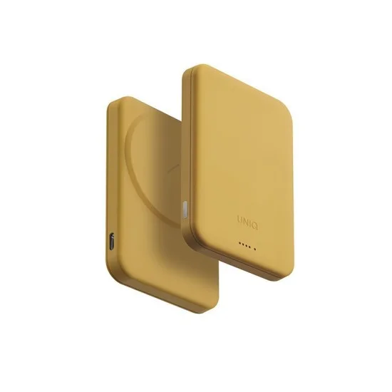 Uniq Lyden Lexa 5000Mah Magnetic Fast Wireless Usb-C Pd Power Bank - CANARY YELLOW